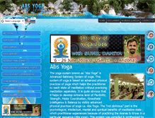 Tablet Screenshot of absyogaindia.com